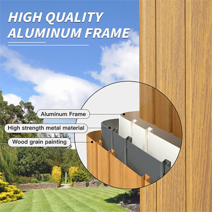 12’ x 20’ Alora Premium Outdoor Double-Layer Galvanized Steel Hardtop Gazebo For Patio (SAK46095)