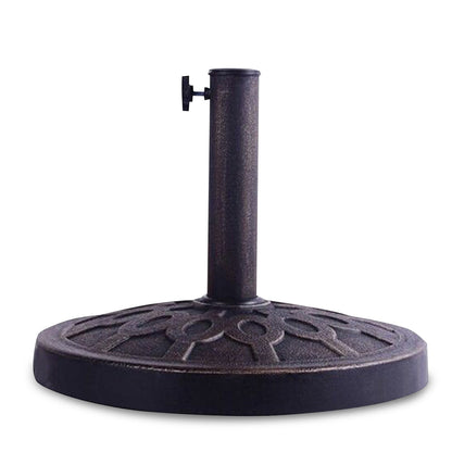 30-Lb. Heavy-Duty Outdoor Patio Umbrella Base, 18-In. Market Umbrella Stand for Patio, Deck and Backyard