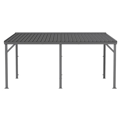 10'x16' Hardtop Wall Mounted Gazebo