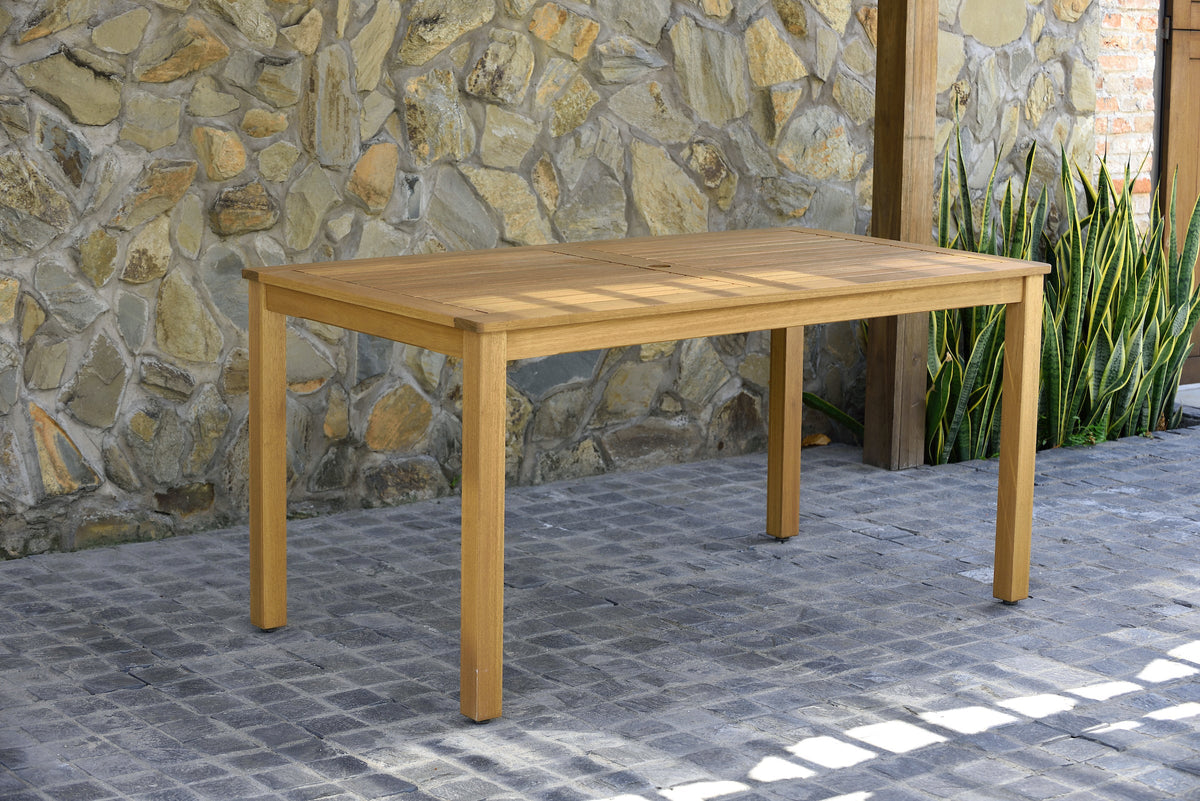 The Manhattan & Orlando Dining Collection: Hand-Finished Wood Table with Sophisticated Black Seating