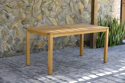The Manhattan & Orlando Dining Collection: Hand-Finished Wood Table with Sophisticated Black Seating