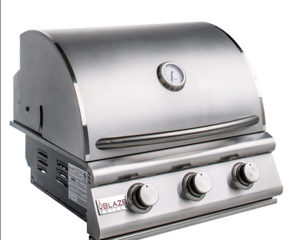 Blaze LBM 25-Inch 3-Burner Built-In Natural Gas Grill (BLZ-3LBM-NG)