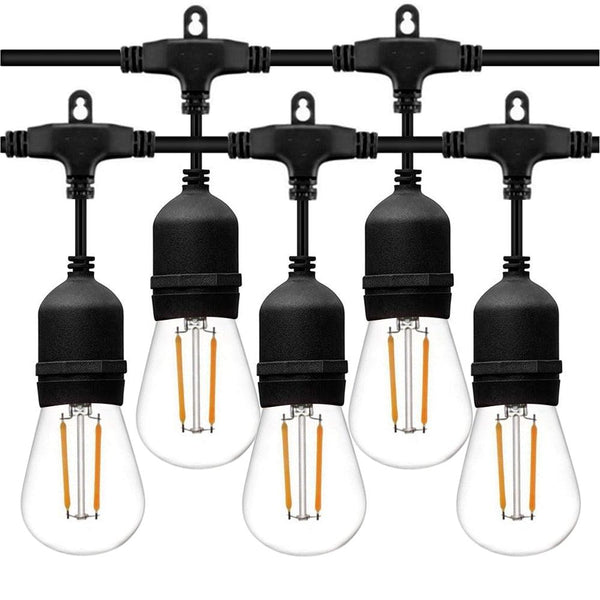 IP65 LED String Lights Retro Edison Filament Bulb Bright Daylight White Antique LED Filament Bulbs For Party Outdoor Garden Holiday Wedding Light String