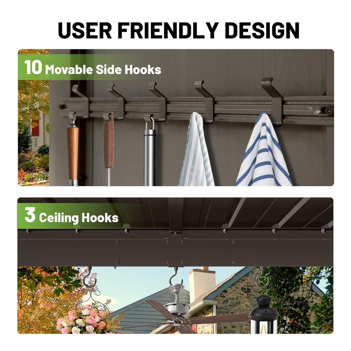 9’ x 10’ Alora Modern Slanted Hardtop Alloy Steel Grill Gazebo (SAK32687)